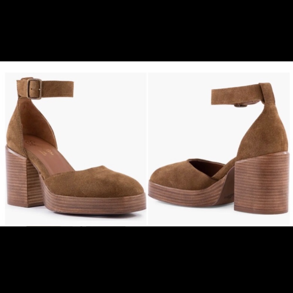 SOLD | BRAND NEW SEYCHELLES ANKLE STRAP PLATFORM PUMP